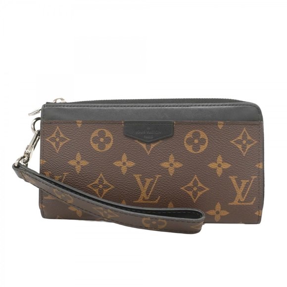 Louis Vuitton Monogram Macassar Zippy Dragonne Long Wallet M69407 Brown Noir ... - Picture 1 of 16